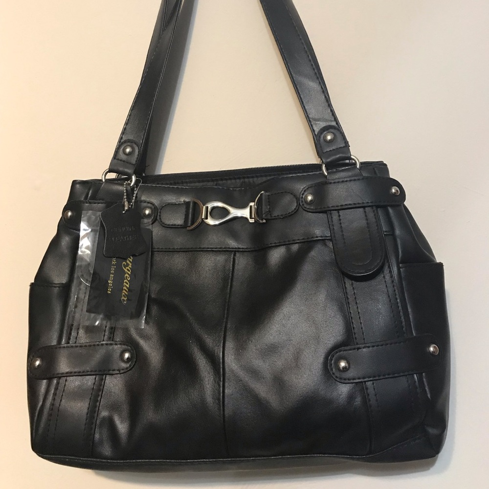 Black handbag